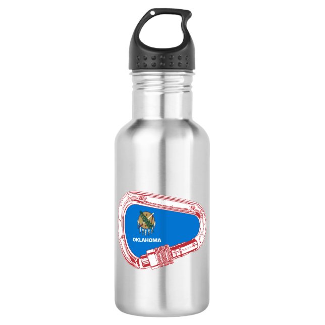 Botella De Agua Oklahoma Climbing Carabiner (Anverso)