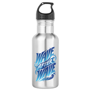 Botella De Agua Ola tras Ola   Verano Azul Océano