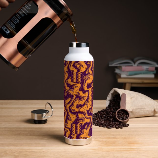 Botella De Agua Olas Tebeb (Café)