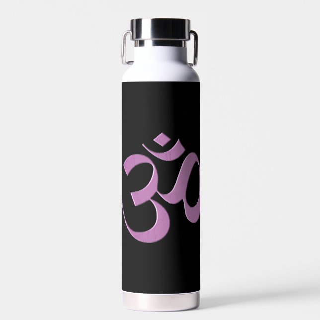 Botella De Agua Om Rosa  (Delantero)