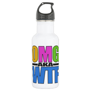 Botella De Agua OMG alias WTF