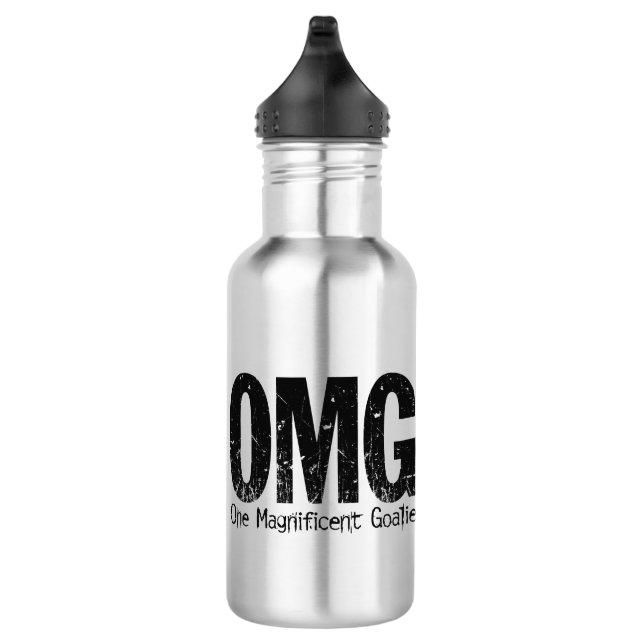 Botella De Agua OMG: Un portero magnífico (fútbol) (Derecha)