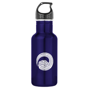 Botella De Agua Ondas agitadas
