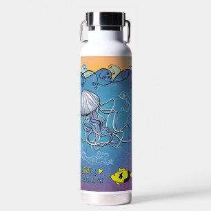 Botella de agua - Ondas de gelatina - Buellton.Art