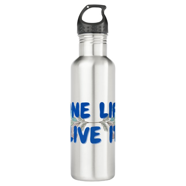 Botella De Agua One Life Live It - (Anverso)