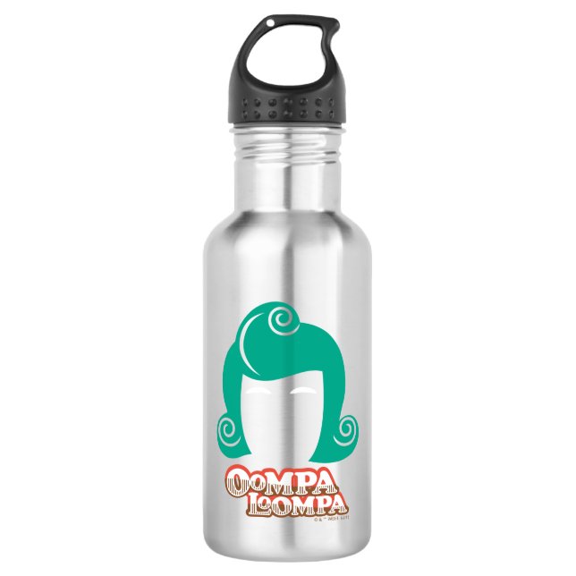 Botella De Agua Oompa Loompa Hair Graphic (Anverso)