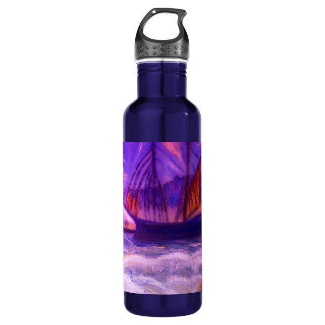 Botella De Agua Open Sea - Artistic Stainless Bottle (Anverso)
