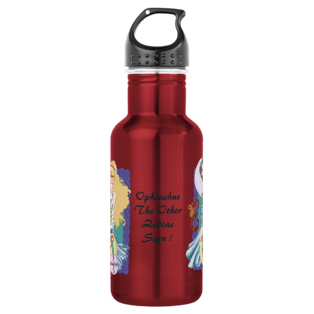 Botella De Agua ¡Ophiuchus el otro Rótulo del zodiaco! (Anverso)