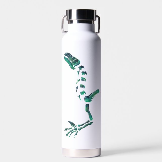 Botella De Agua Óptico Iguanodon Dinosaurio (Delantero)