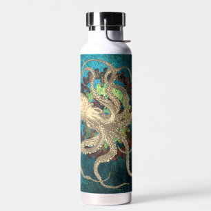 Botella De Agua Opulpo y reloj de vapor