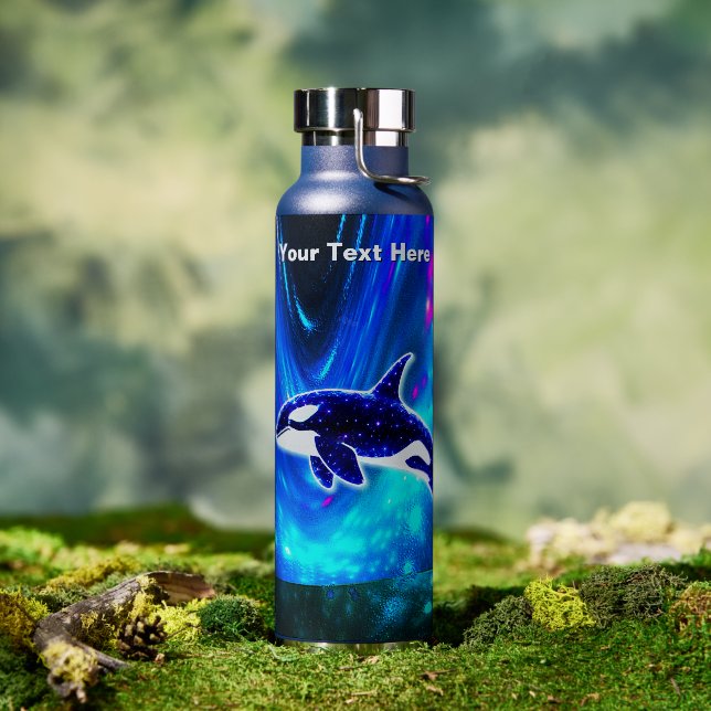 Botella De Agua Orca Cósmica (Exterior)