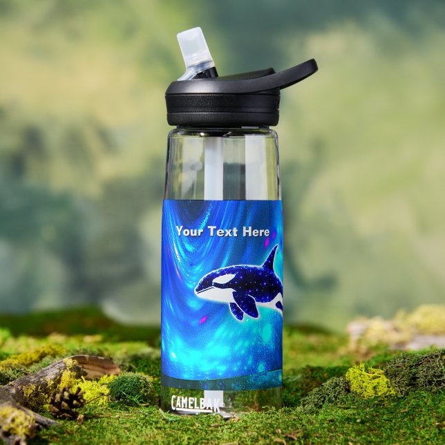 Botella De Agua Orca Cósmica (Exterior)
