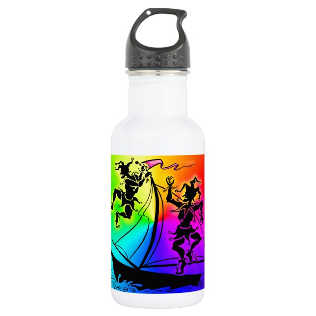 Botella De Agua Orgullo arcoiris (Anverso)