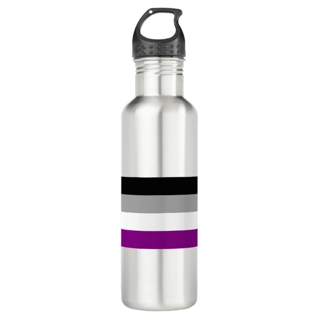 Botella De Agua Orgullo asexual (Anverso)