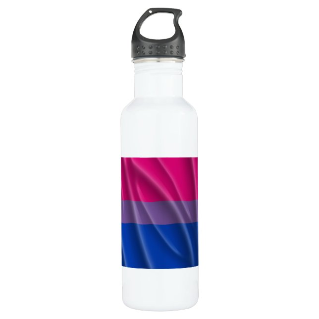 BOTELLA DE AGUA ORGULLO BISEXUAL (Anverso)