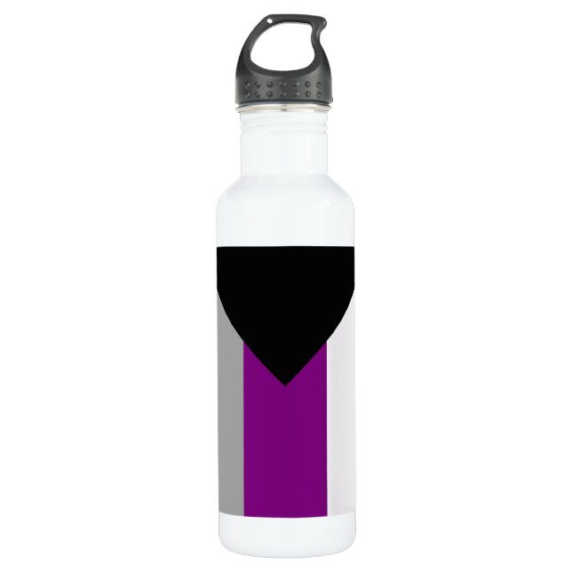 BOTELLA DE AGUA ORGULLO DEMISEXUAL (Anverso)