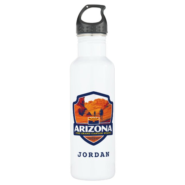 Botella De Agua Orgullo el | Arizona del estado (Anverso)