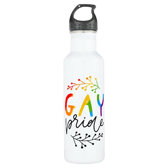 Botella De Agua Orgullo gay (Anverso)