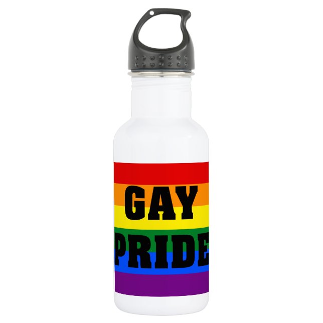 Botella De Agua Orgullo gay (Anverso)