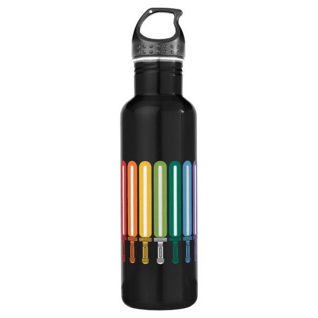 Botella De Agua Orgullo gay de bandera LGBT (Anverso)