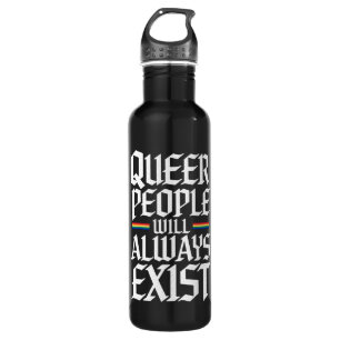 Botella De Agua Orgullo gay siempre existirá gente queer