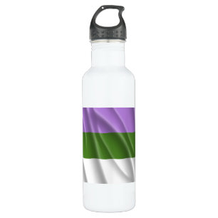 BOTELLA DE AGUA ORGULLO GENDERQUEER