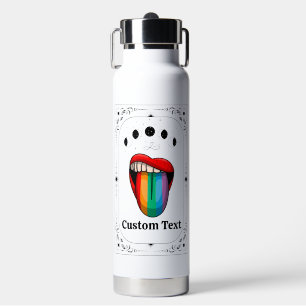 Botella De Agua Orgullo LGBTIA personalizado Tarot Arcoíris Gay Tr