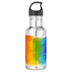Botella De Agua Orgullo moderno de SlipperyJoe's salpicadura de en