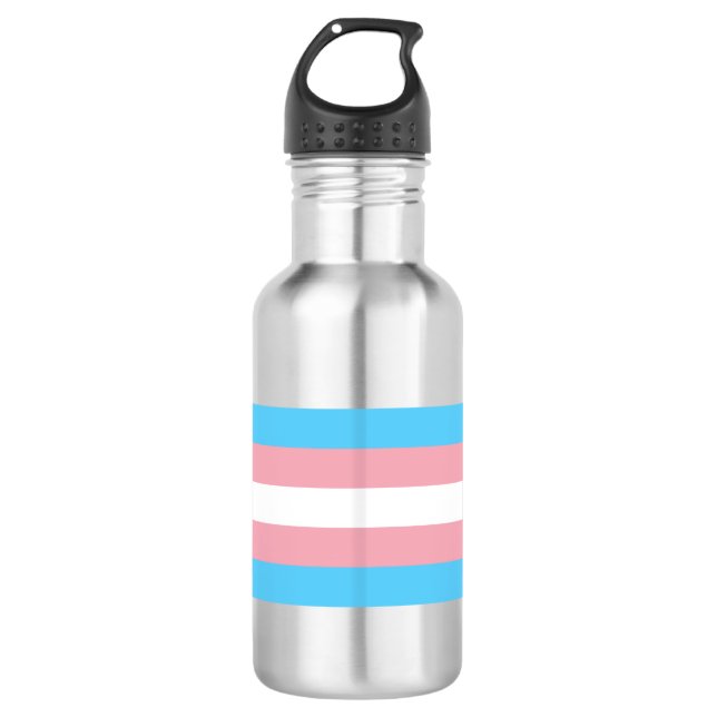 Botella De Agua Orgullo Transgénero (Anverso)