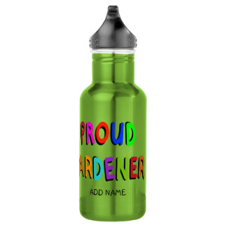 Botella De Agua Orgullosa jardinera