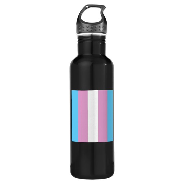 Botella De Agua Orgulloso Transexual (Anverso)