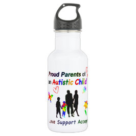 Botella De Agua Orgullosos padres de autismo