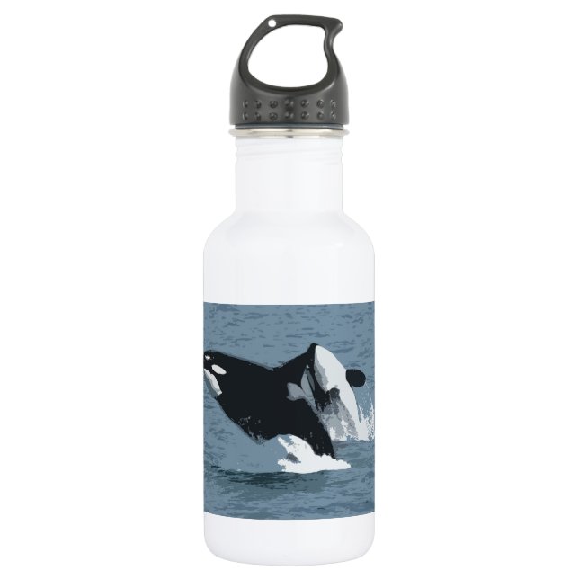 Botella De Agua Orka Whale (Anverso)