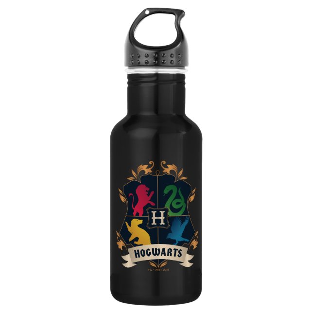 Botella De Agua Ornate HOGWARTS™ House Escudo (Anverso)