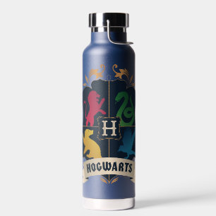 Botella De Agua Ornate HOGWARTS™ House Escudo
