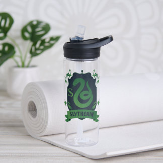 Botella De Agua Ornate SLYTHERIN™ House Escudo