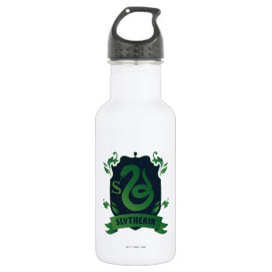 Botella De Agua Ornate SLYTHERIN™ House Escudo