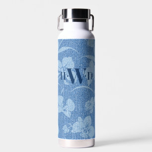 Botella De Agua Orquídea de Índigo silvestre