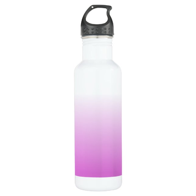 Botella De Agua Orquídea personalizable Ombre (Anverso)