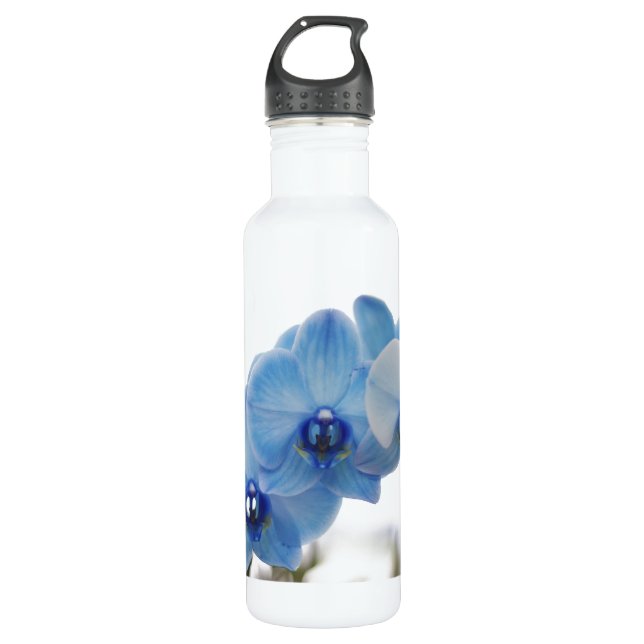 Botella De Agua Orquídeas azules (Anverso)