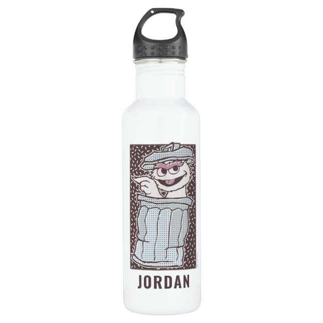 Botella De Agua Oscar el Grouch | Kiss My Can (Anverso)