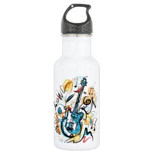 Botella de agua oscilante de la guitarra