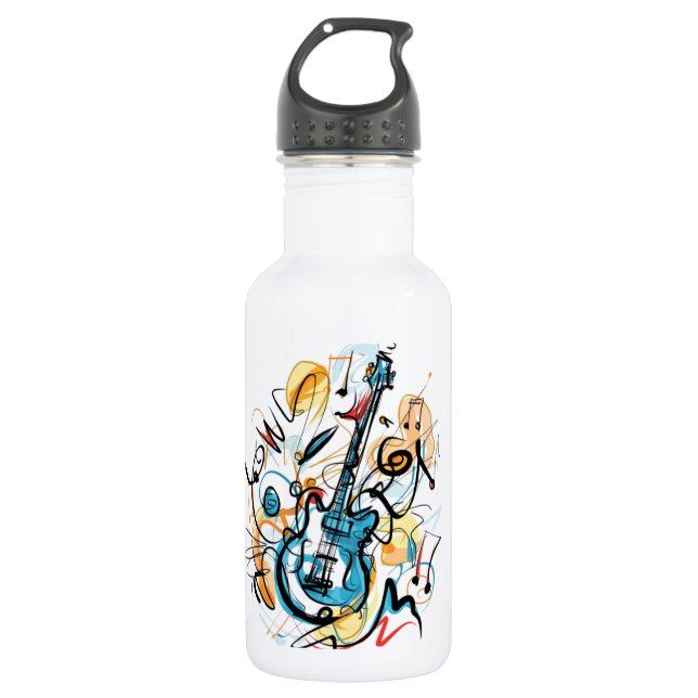 Botella de agua oscilante de la guitarra (Anverso)