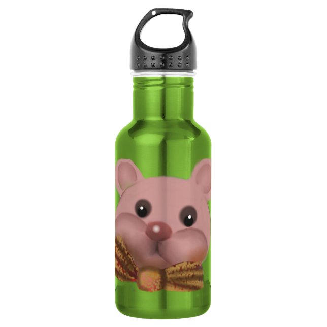 Botella De Agua osito con cinta (Anverso)