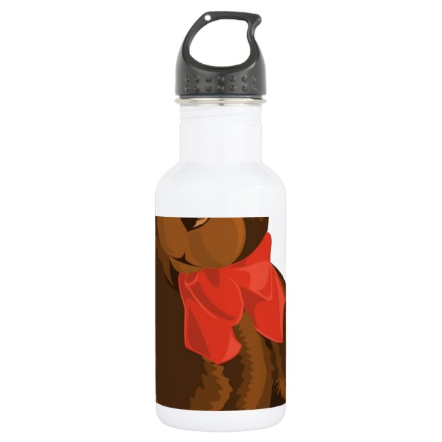 BOTELLA DE AGUA OSITO DE PELUCHE ADORABLE (Anverso)