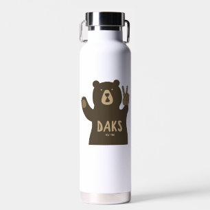 Botella De Agua Oso de la paz de Adirondacks
