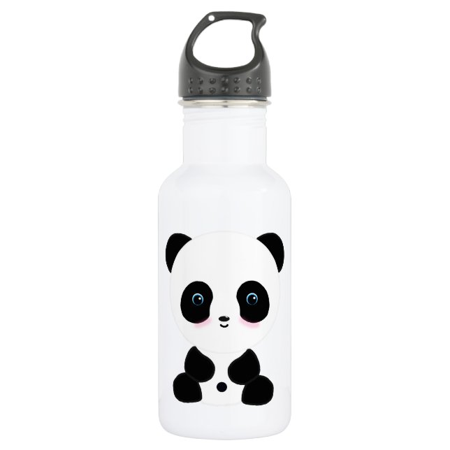 Botella De Agua Oso de panda de ruborización lindo (Anverso)