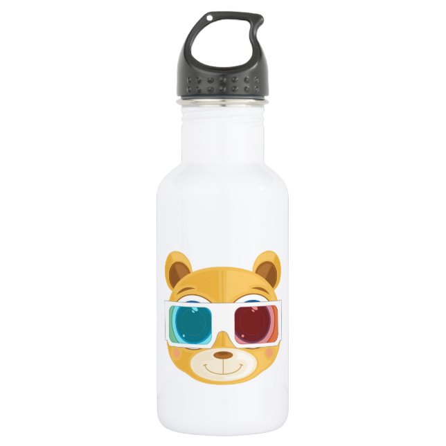 Botella De Agua Oso de peluche - 3D (Anverso)