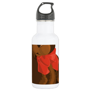 BOTELLA DE AGUA OSO DE PELUCHE ADORABLE LINDO