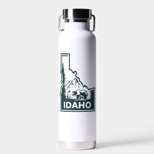 Botella De Agua Oso del mapa de Idaho